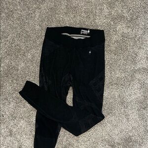 Smartwool Black Women's Performance Leggings intraknit 200 Large